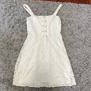 Aeropostale White Lace Dress Size M